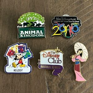 Vintage 2000s Disney Collectible Trading Pins - Sold together or separate